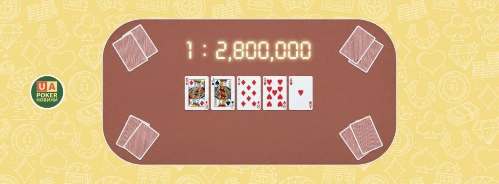 Аномальна роздача з імовірністю 1 до 2,8 мільйона