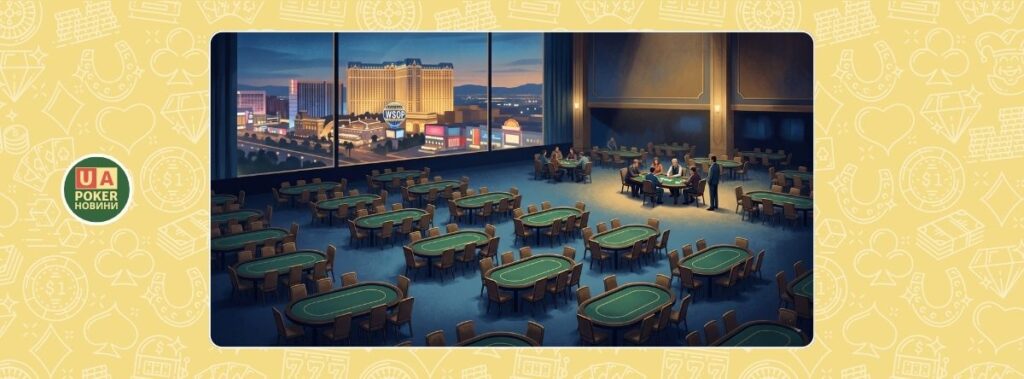 WSOP 2026 фіксує суттєве зниження кількості учасників на тлі загального спаду в індустрії