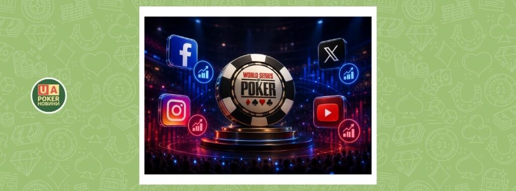 Майже 400 мільйонів переглядів: WSOP підбив підсумки охоплення в соцмережах