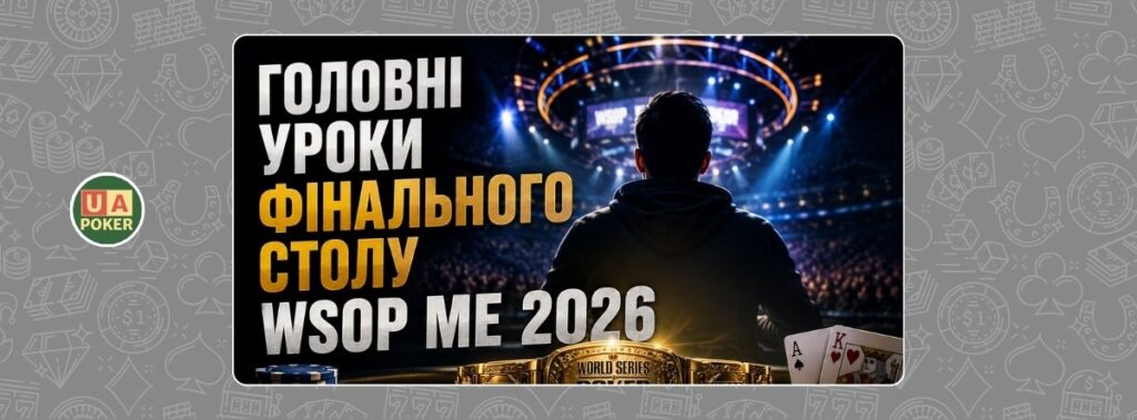 Головні уроки, які можна винести з фінального столу WSOP Main Event 2026.