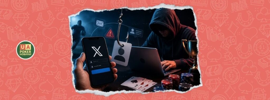 Покеристи та спортсмени стали мішенню нової фішингової кампанії в X