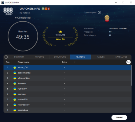 uapoker 1st 25-03-26